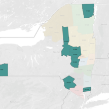 Map of the NY-525 CoC