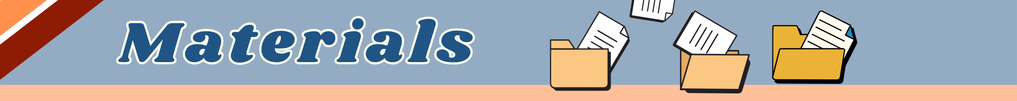 Materials for June 4th Event