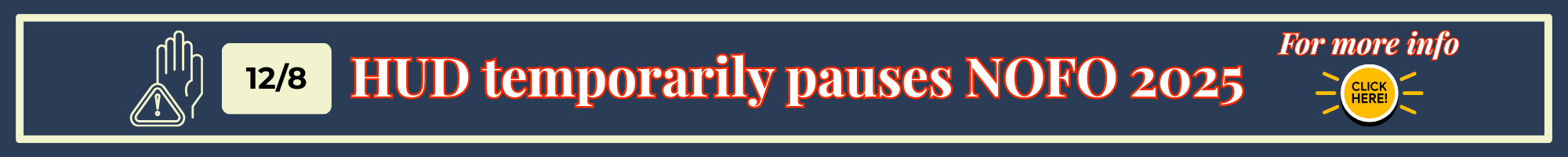 NOFO Pause - learn more